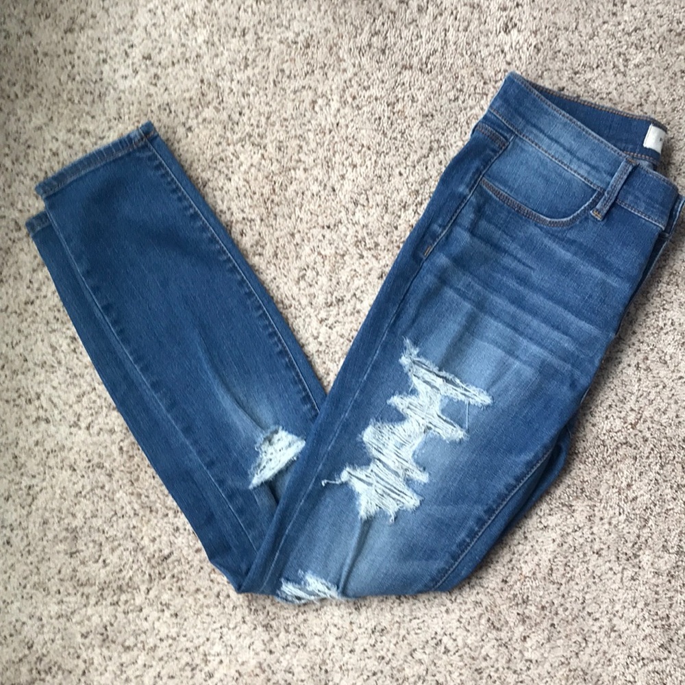 pacsun ripped skinny jeans